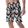 Bowling Pattern Print Men's Shorts-grizzshop