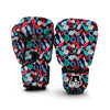 Bowling Stike Pattern Print Boxing Gloves-grizzshop