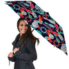 Bowling Theme Watercolor Print Pattern Umbrella-grizzshop