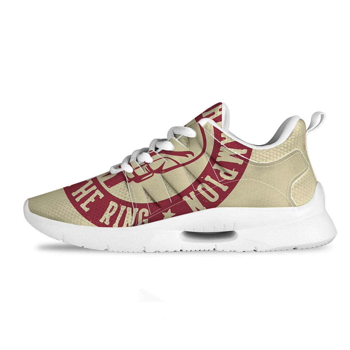 Boxing Champion King of The Ring Print Tennis Shoes-grizzshop
