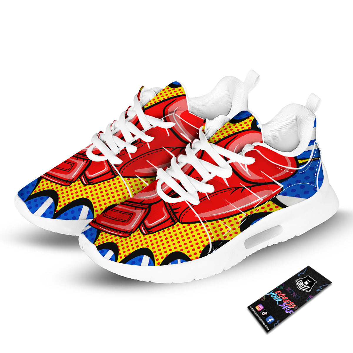 Boxing Gloves Pop Art Print Tennis Shoes-grizzshop