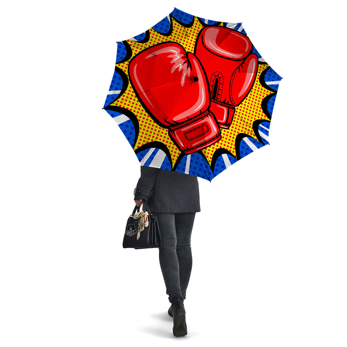 Boxing Gloves Pop Art Print Umbrella-grizzshop