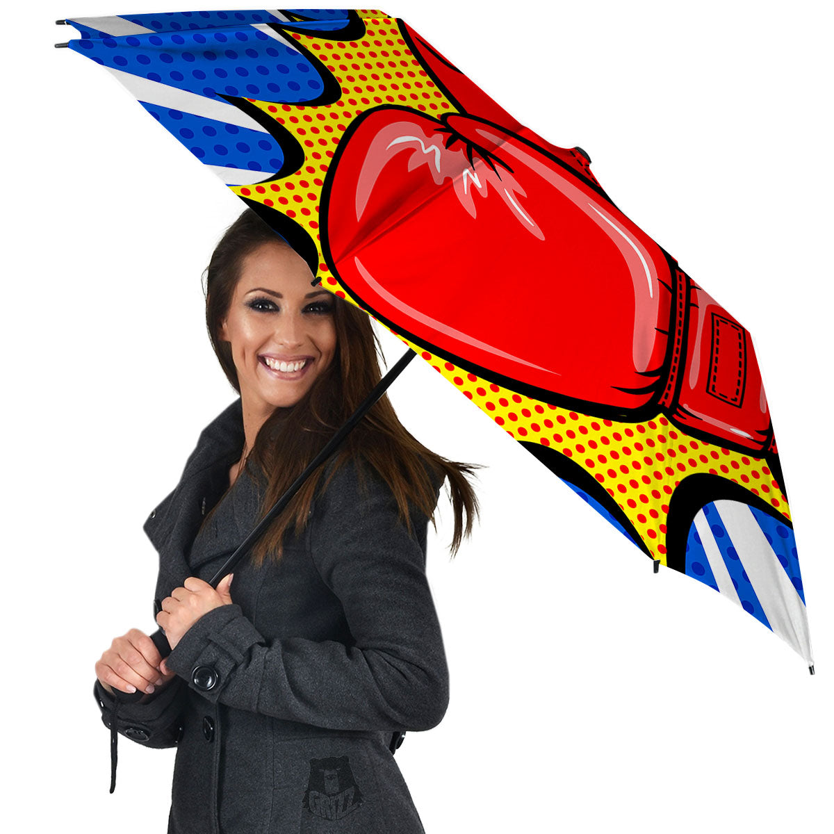 Boxing Gloves Pop Art Print Umbrella-grizzshop