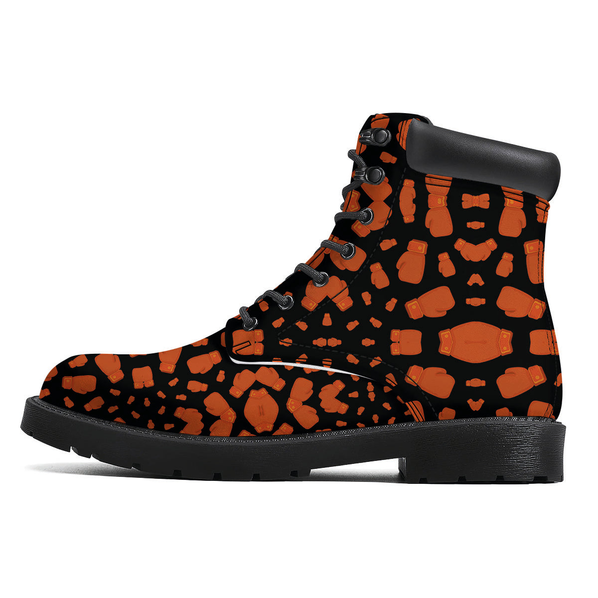 Boxing Gloves Print Pattern Boots-grizzshop