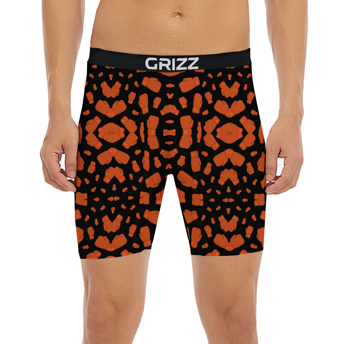 Boxing Gloves Print Pattern Boxer Briefs-grizzshop