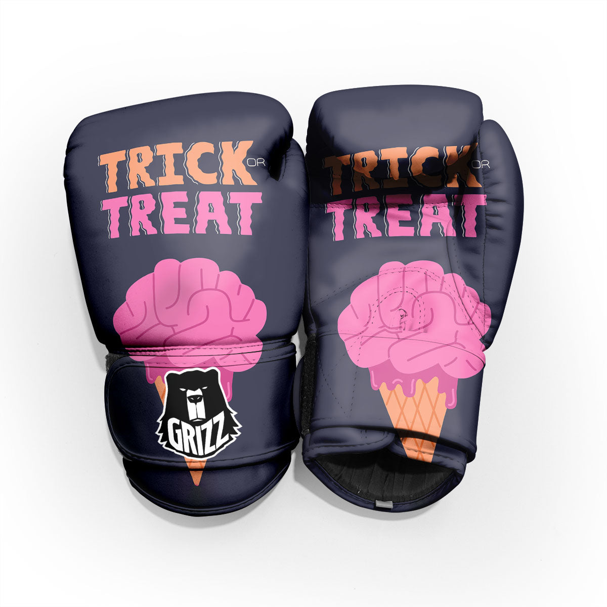 Brain Halloween Print Pro Boxing Glove