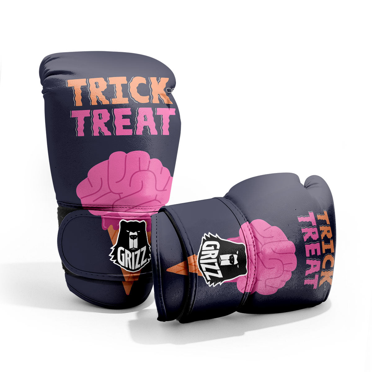 Brain Halloween Print Pro Boxing Glove
