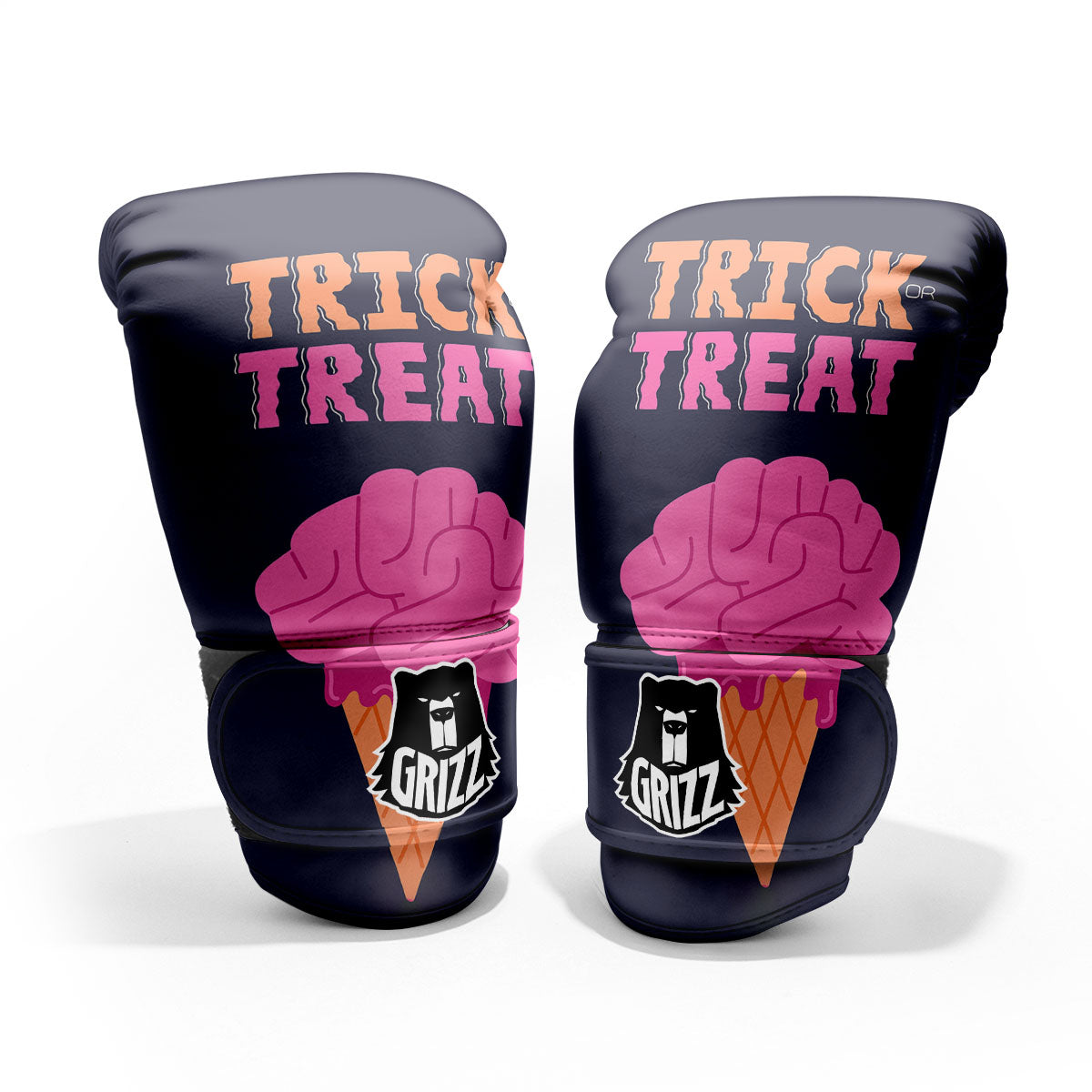 Brain Halloween Print Pro Boxing Glove