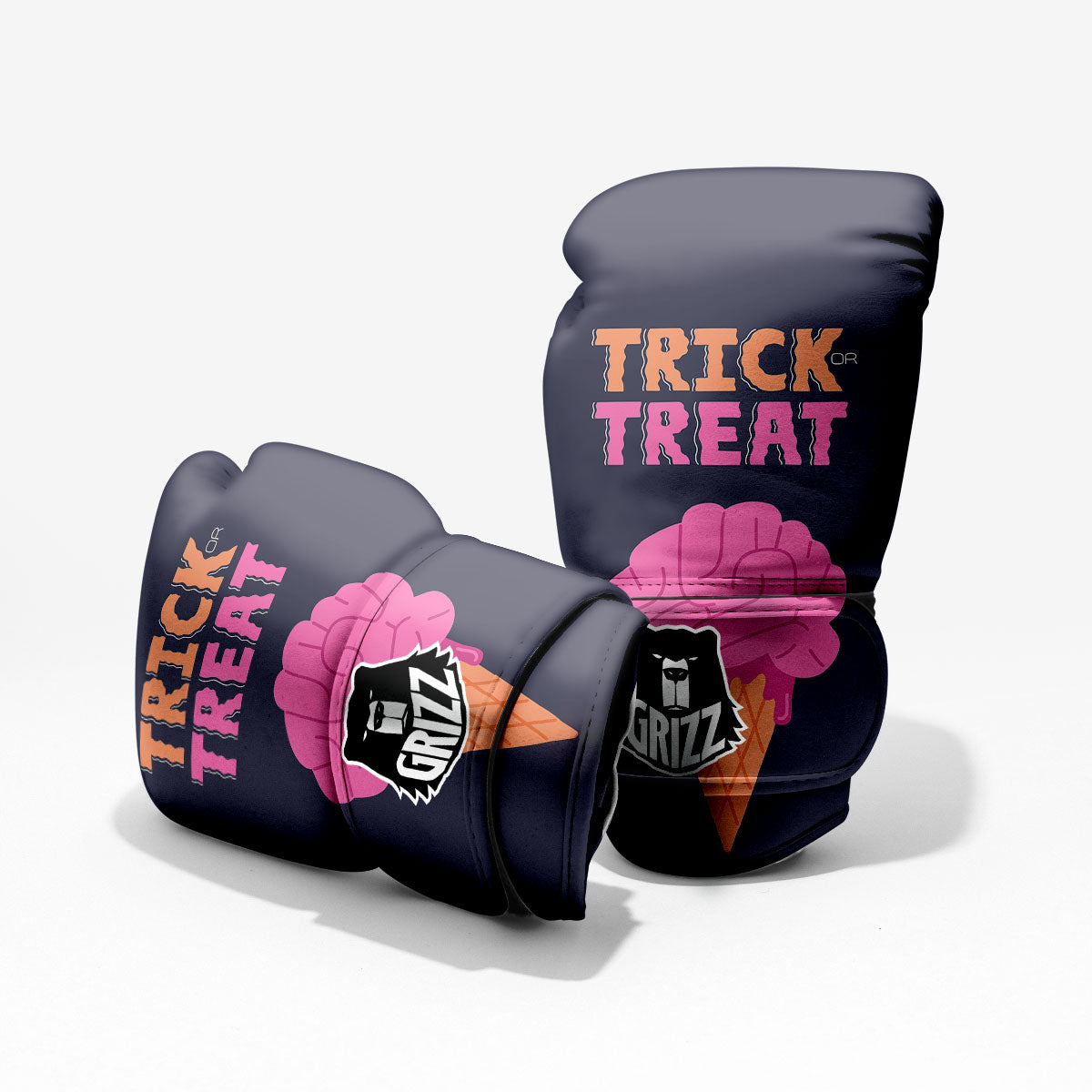 Brain Halloween Print Pro Boxing Glove