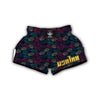 Brain Pattern Print Muay Thai Boxing Shorts-grizzshop