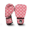 Brain Pink Pattern Print Boxing Gloves-grizzshop