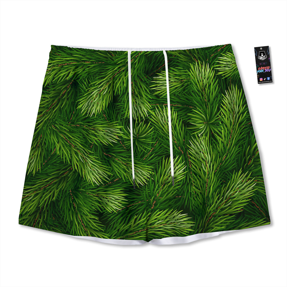 Bull Terrier Doodle Print Pattern Mesh Shorts