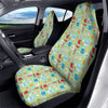 Breakfast Cartoon Print Pattern Car Seat Covers-grizzshop