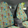 Breakfast Cartoon Print Pattern Car Seat Covers-grizzshop