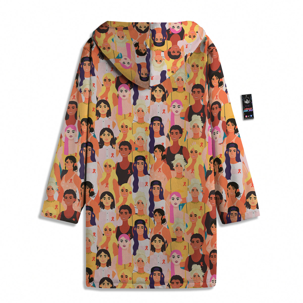 Breast Cancer Be Strong Print Pattern Men's Windbreaker Jacket-grizzshop