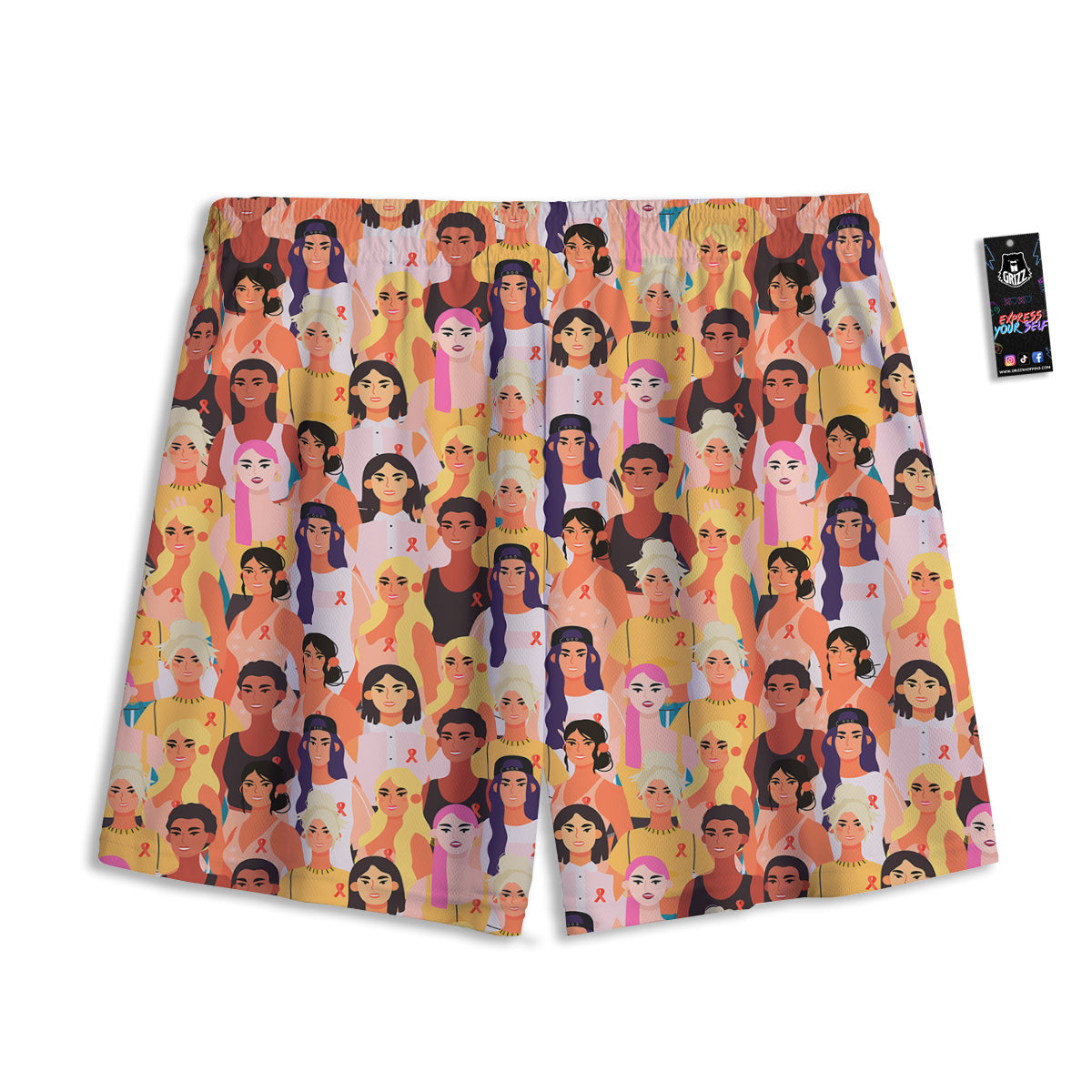 Corgi Cute Print Pattern Mesh Shorts