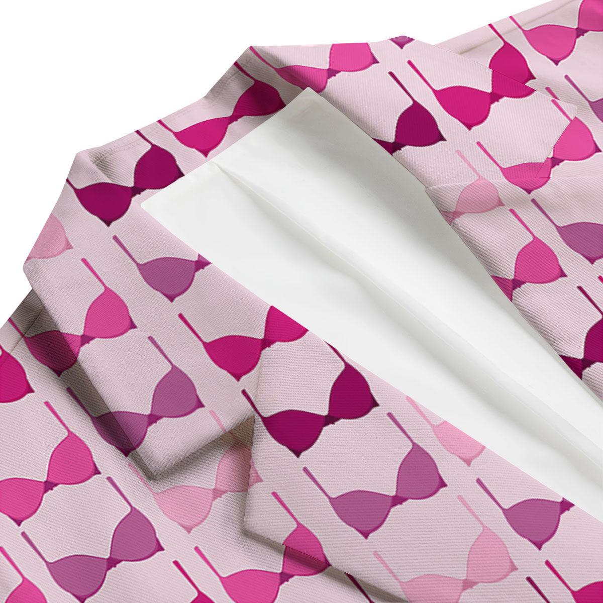 Breast Cancer Pink Bra Print Pattern Men's Blazer-grizzshop