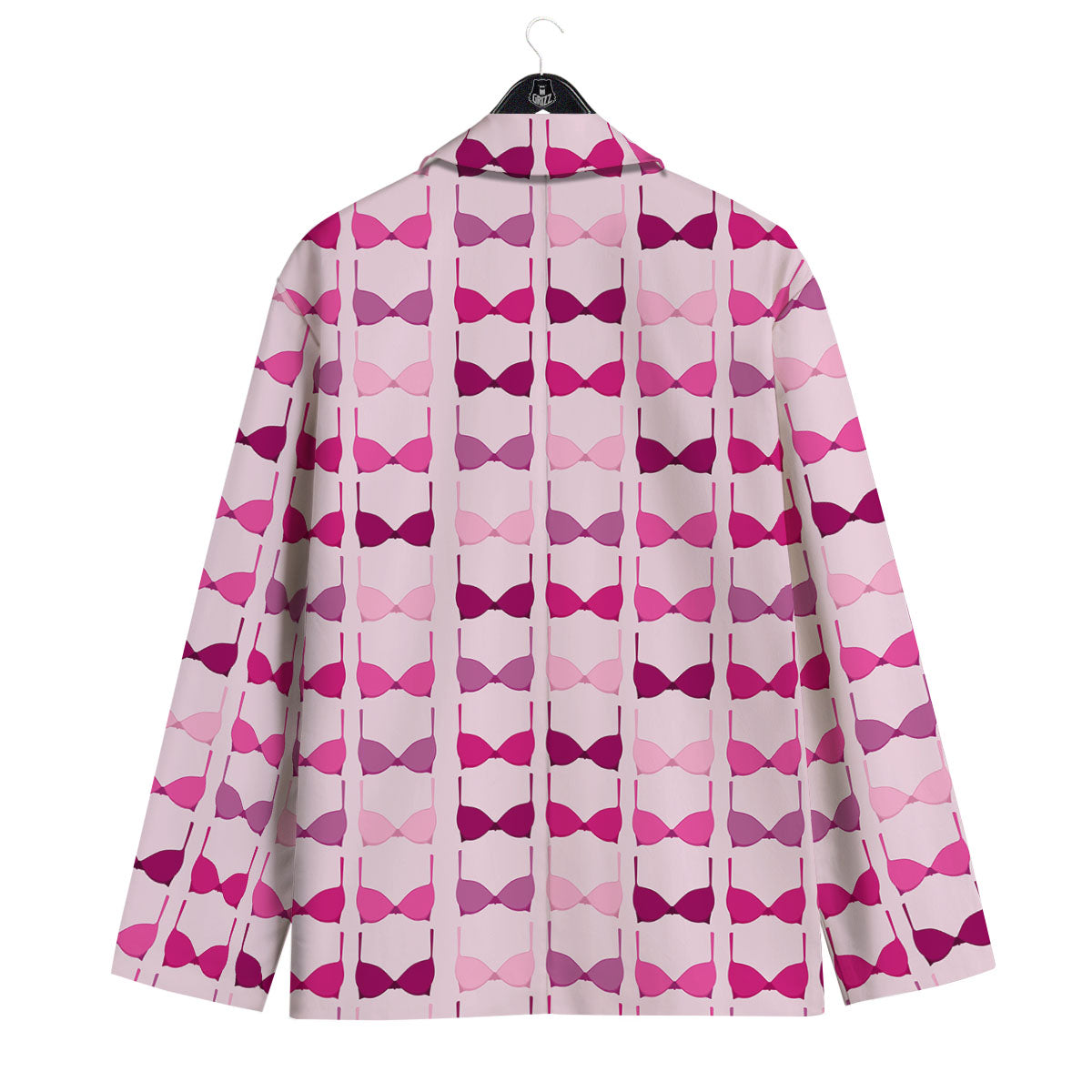 Breast Cancer Pink Bra Print Pattern Men's Sport Coat-grizzshop