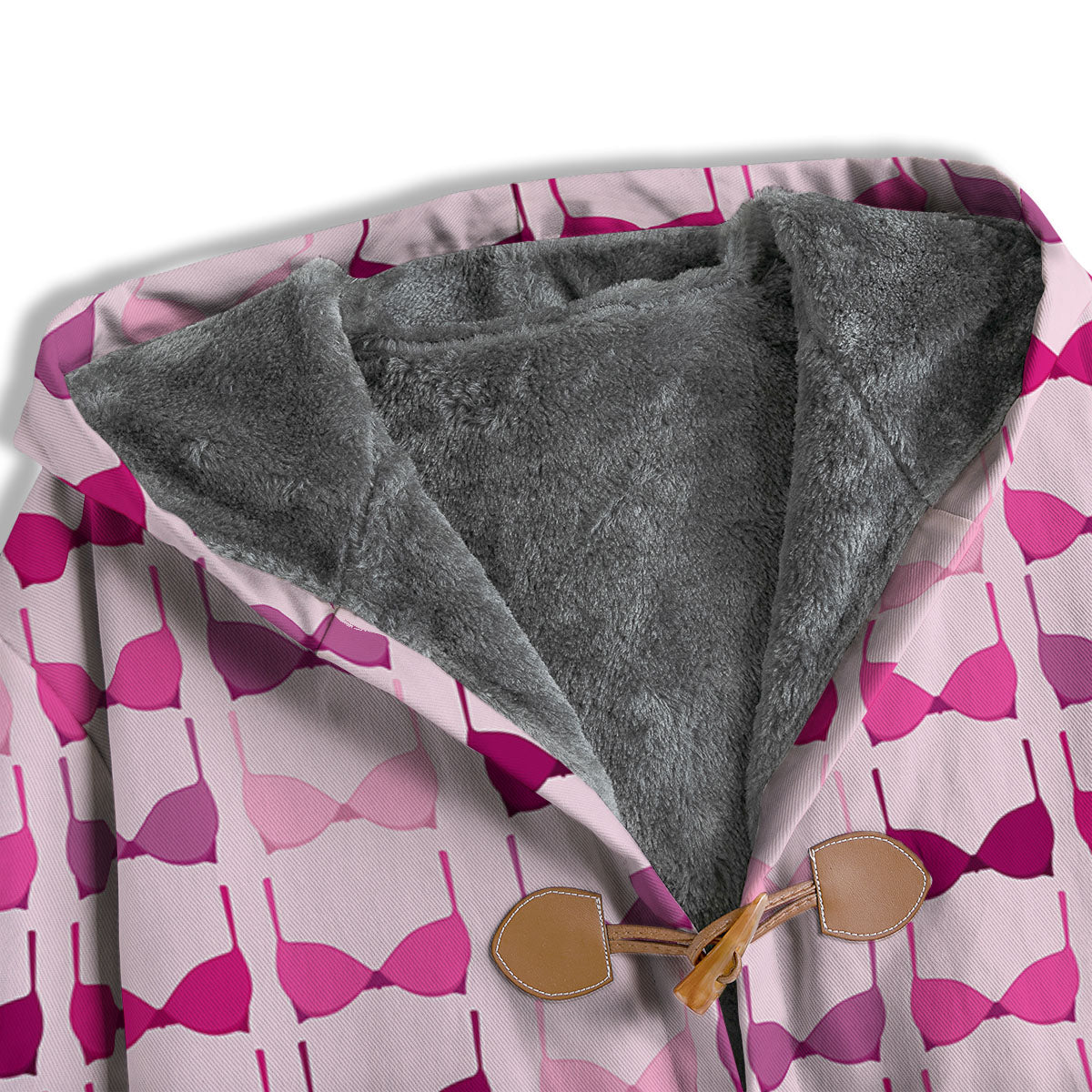 Breast Cancer Pink Bra Print Pattern Men's Windbreaker Jacket-grizzshop