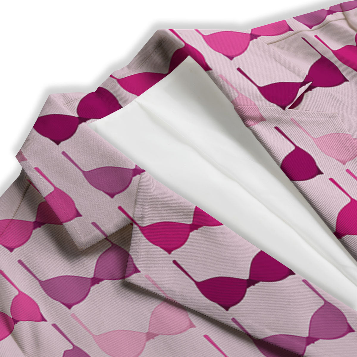 Breast Cancer Pink Bra Print Pattern Women's Blazer-grizzshop