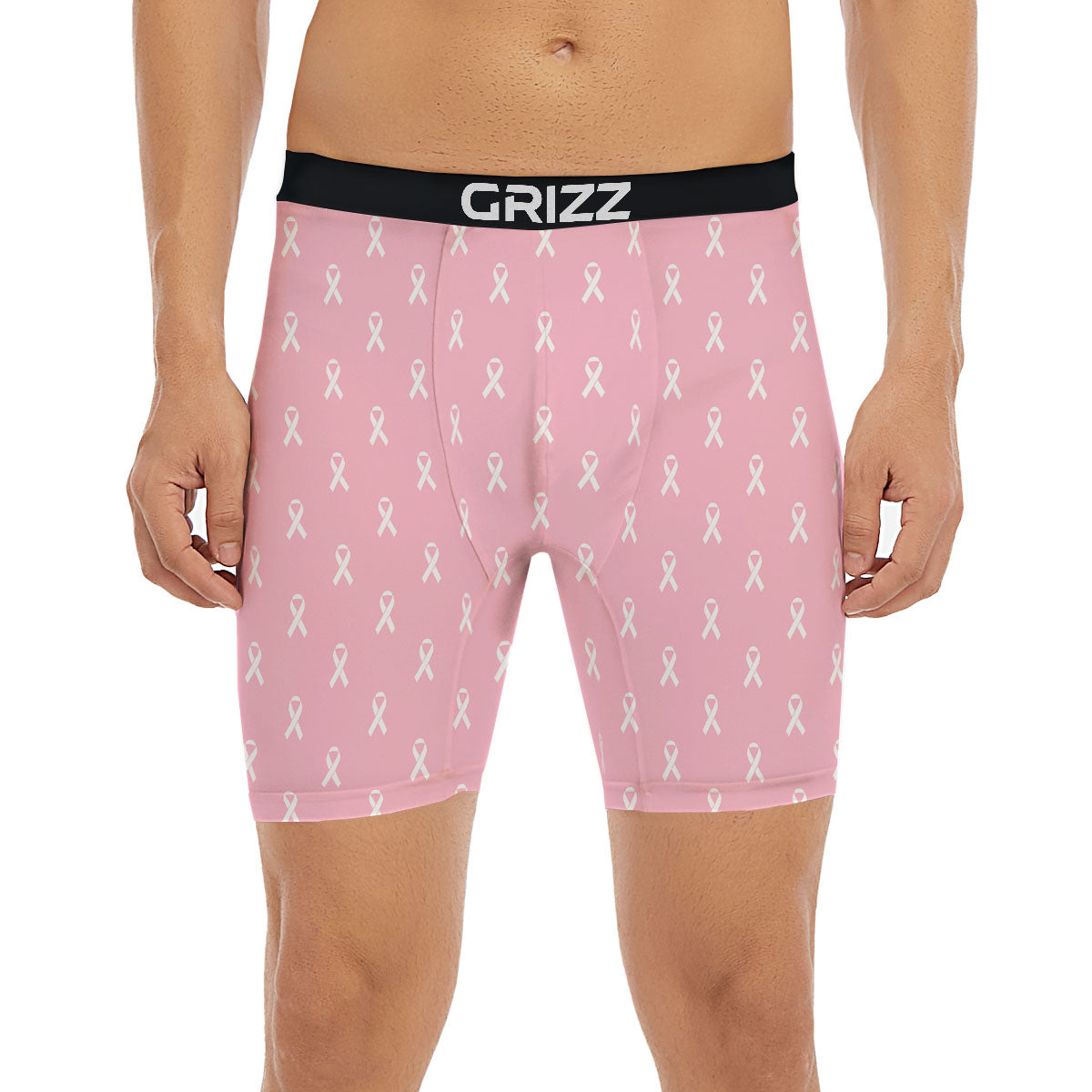Breast Cancer Pink Pink Pattern Boxer Briefs-grizzshop