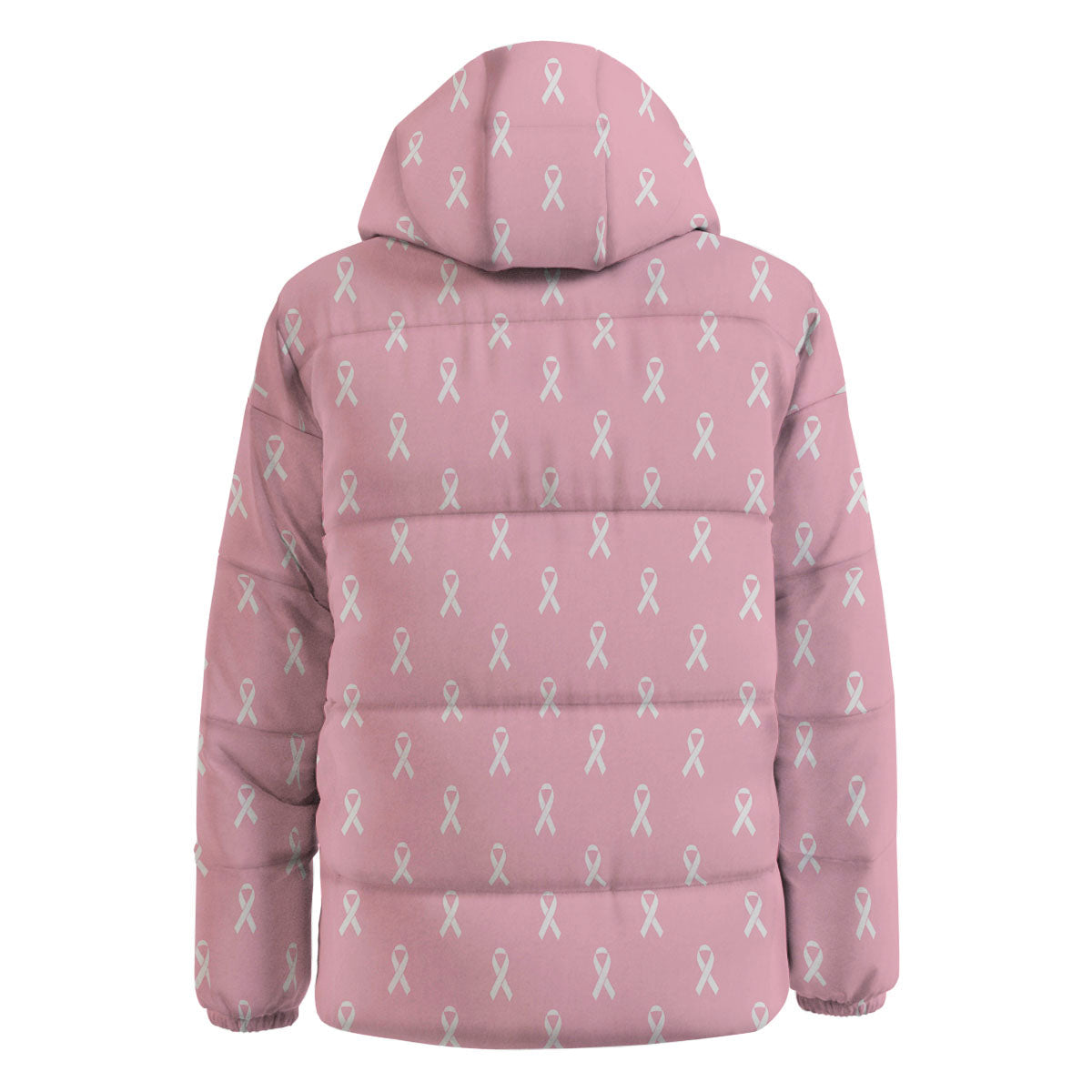 Breast Cancer Pink Pink Pattern Down Jacket-grizzshop
