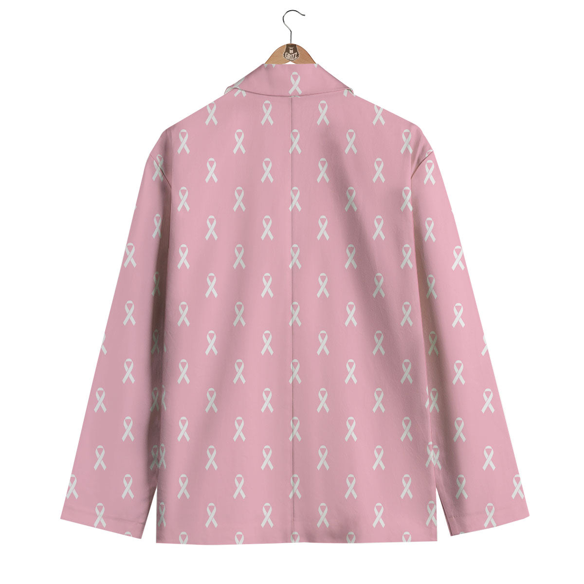 Breast Cancer Pink Pink Pattern Men's Blazer-grizzshop