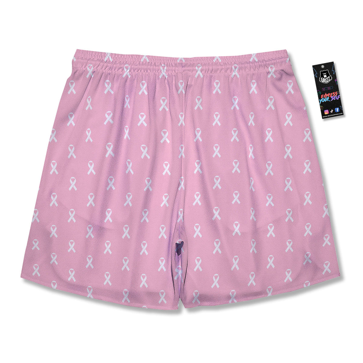 Breast Cancer Pink Pink Pattern Men's Running Shorts-grizzshop
