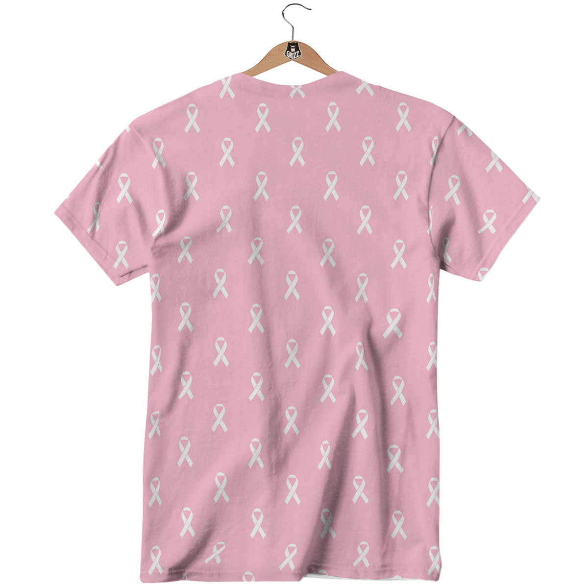 Breast Cancer Pink Pink Pattern T-Shirt-grizzshop