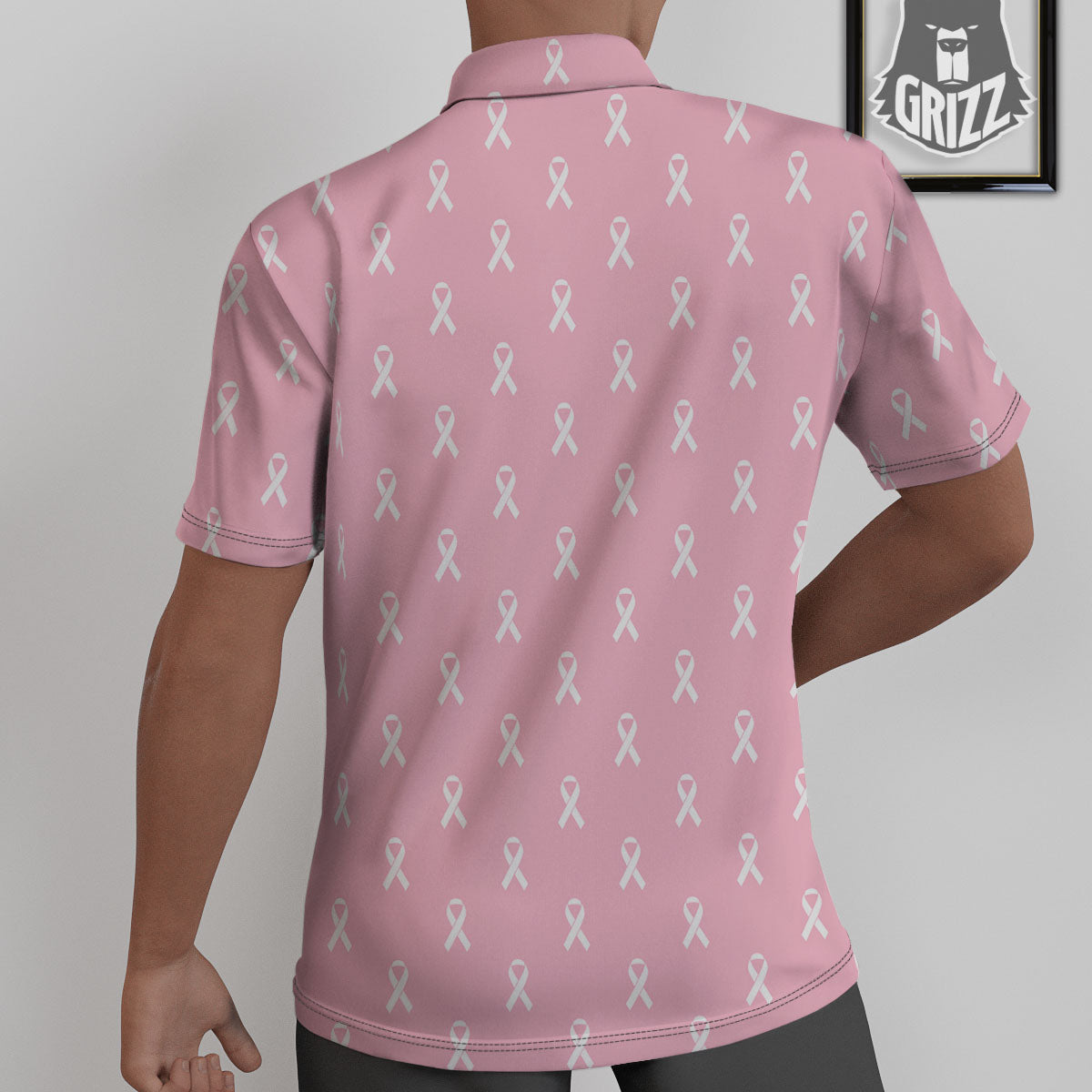 Breast Cancer Pink Pink Pattern Untucked Shirts-grizzshop