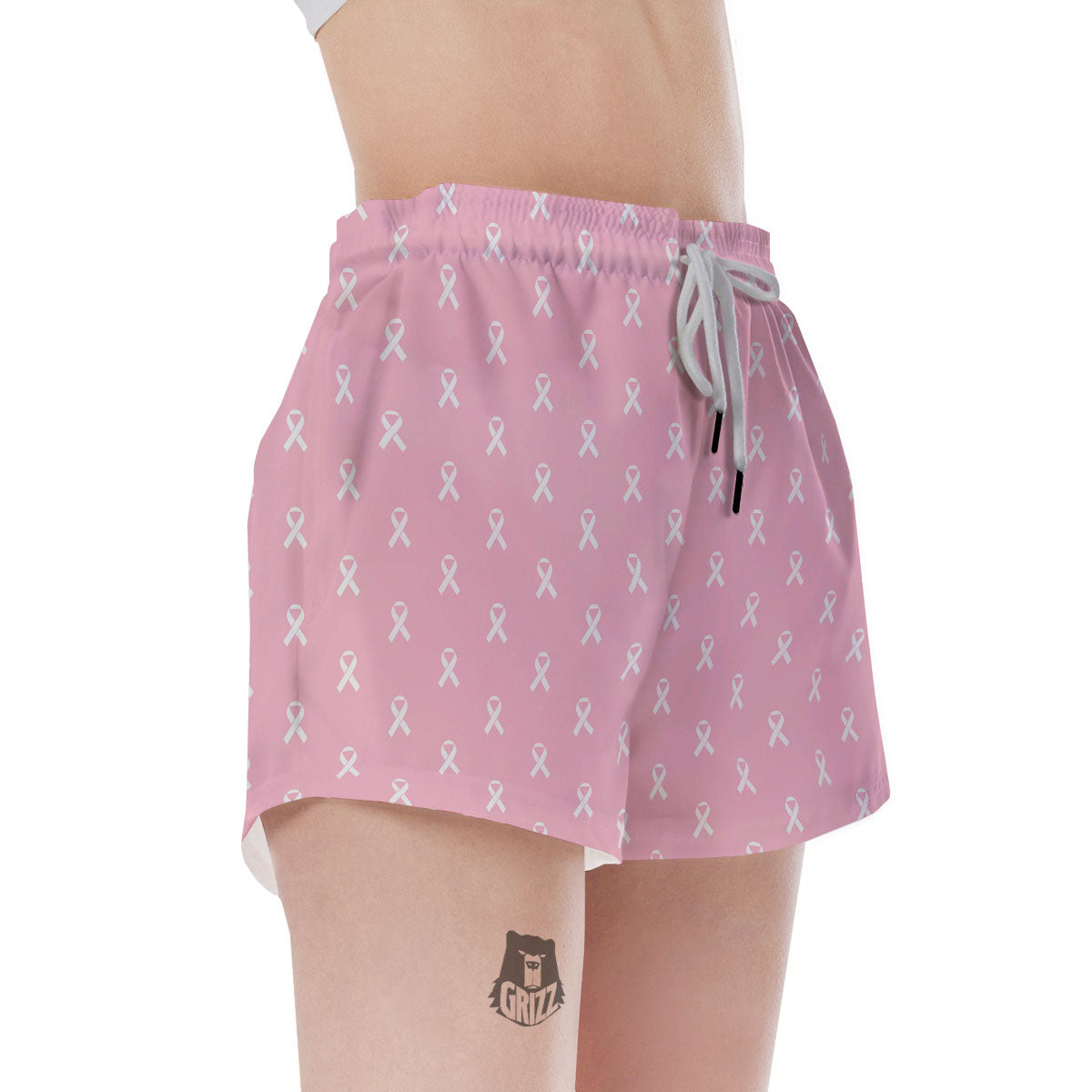 Breast Cancer Pink Pink Pattern Women's Shorts-grizzshop