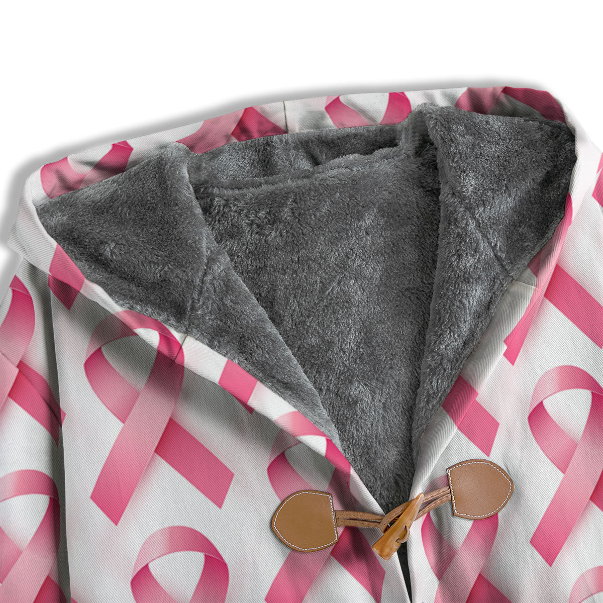 Breast Cancer Pink Ribbon Print Pattern Men's Windbreaker Jacket-grizzshop
