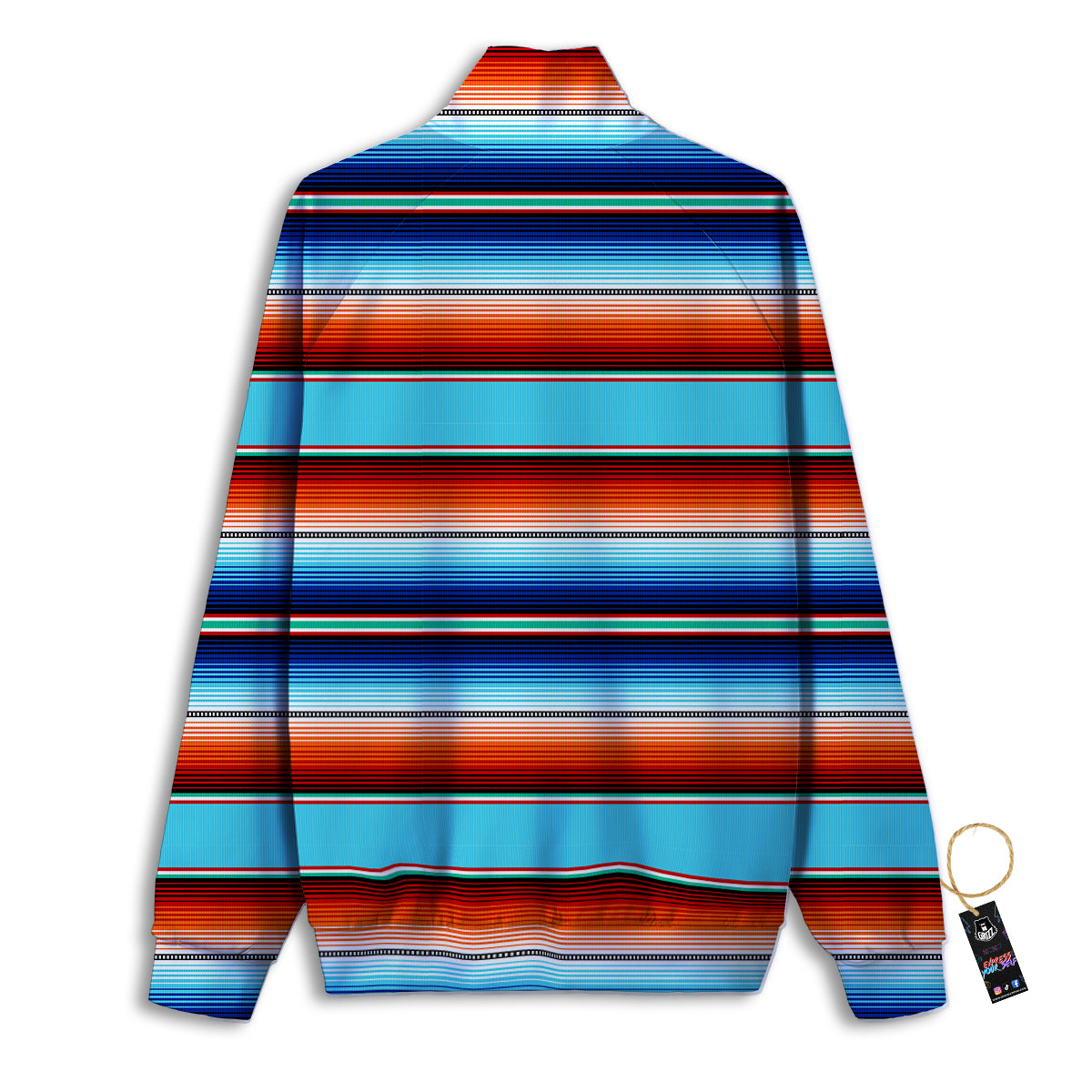 Breast Cancer Pink Ribbon Print Pattern Track Jacket-grizzshop