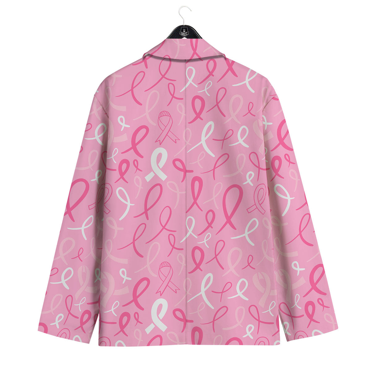 Breast Cancer Ribbon Pink Print Pattern Men's Sport Coat-grizzshop