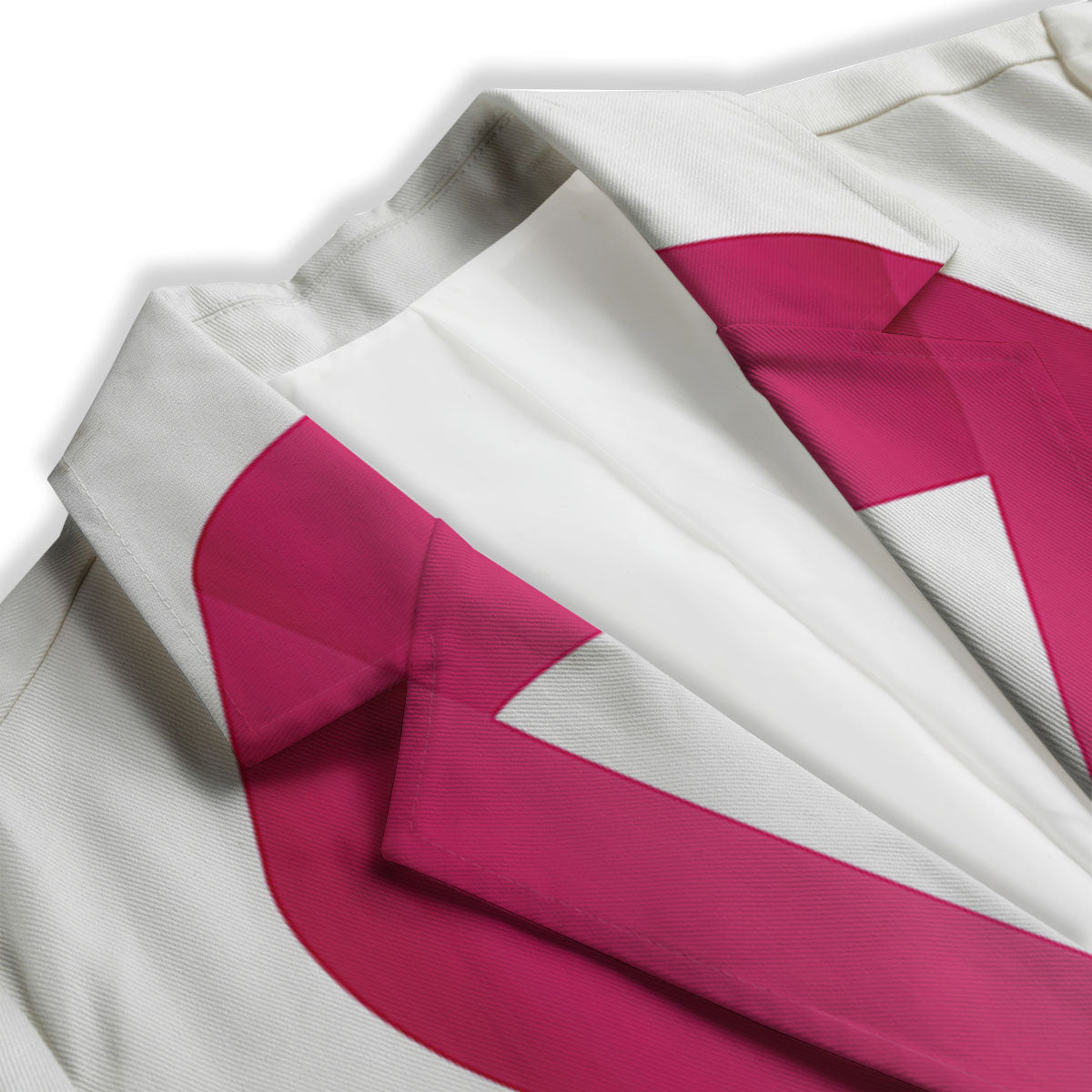 Breast Cancer White And Pink Print Women's Blazer-grizzshop