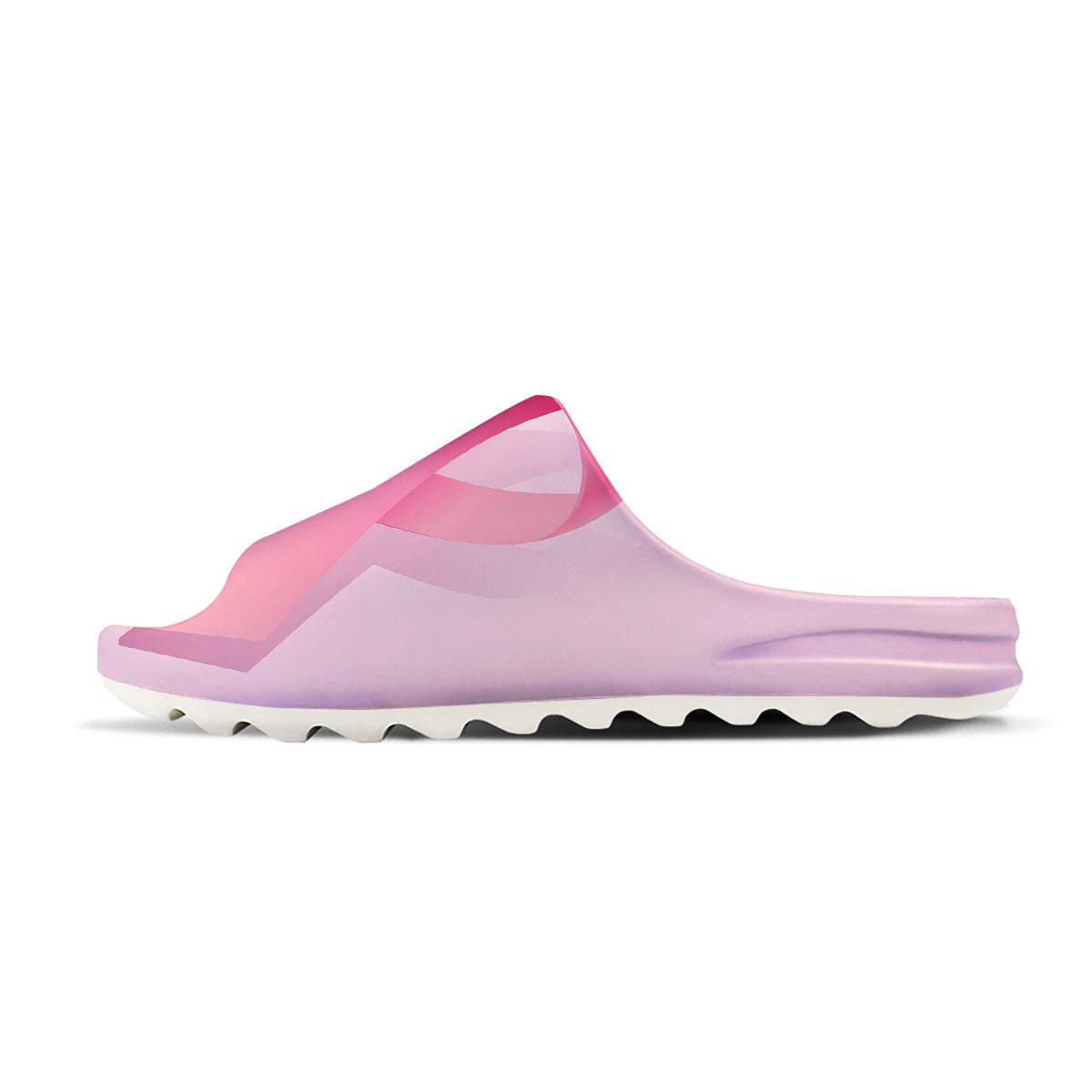 Breast Cancer Awareness Ribbon Print Sandals-grizzshop