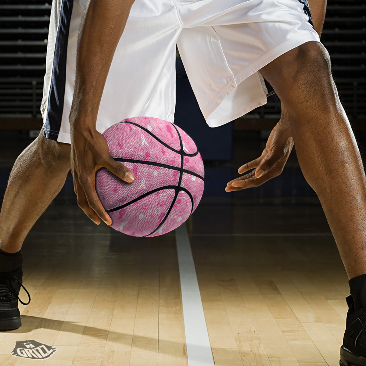 Bohemian Paisley Floral Print Pattern Basketball