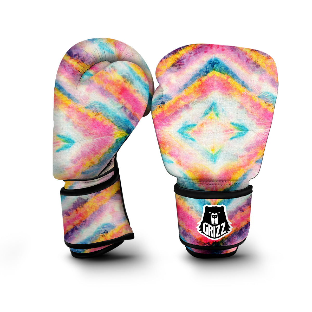 Bright Color Tie Dye Boxing Gloves-grizzshop