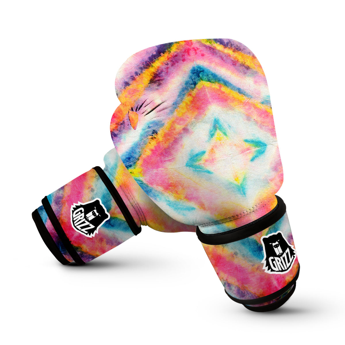 Bright Color Tie Dye Boxing Gloves-grizzshop