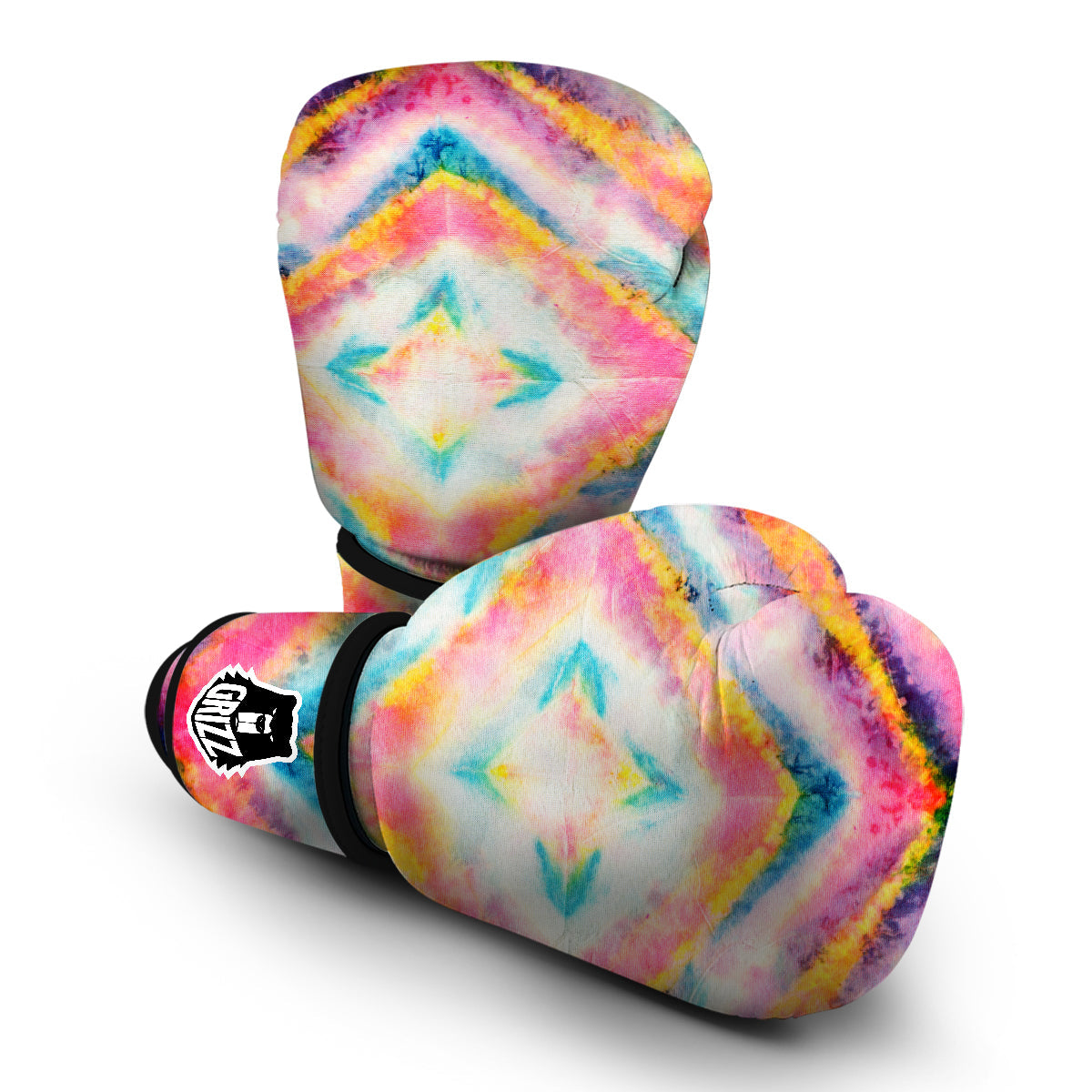 Bright Color Tie Dye Boxing Gloves-grizzshop