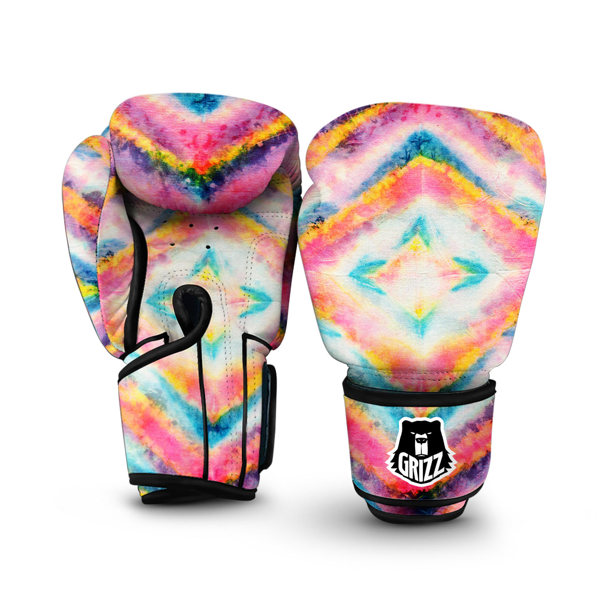 Bright Color Tie Dye Boxing Gloves-grizzshop