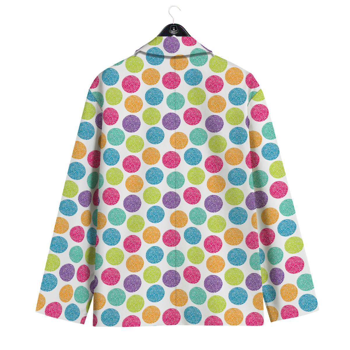 Bright Polka Dot Colorful Print Pattern Men's Sport Coat-grizzshop