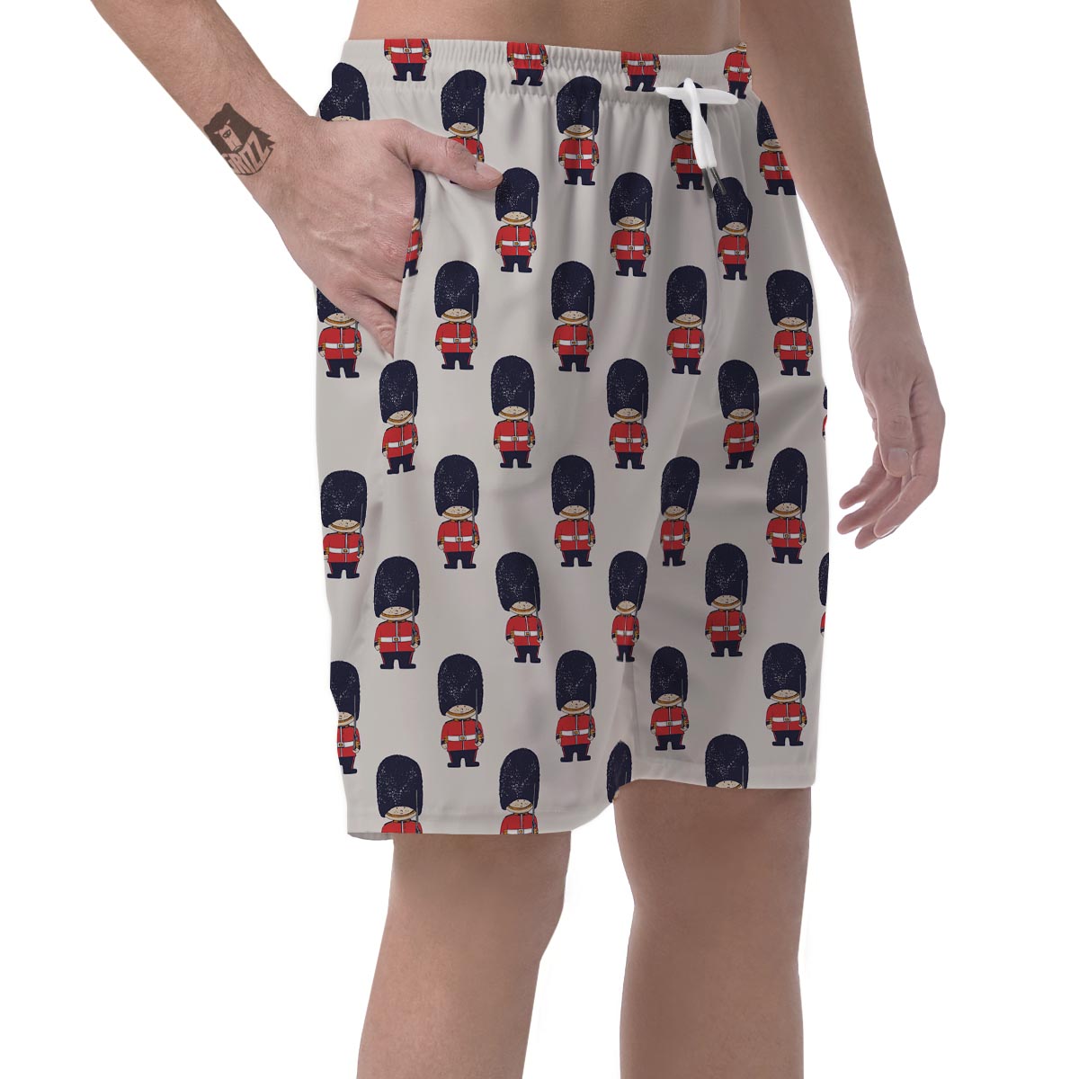 British Army Pattern Print Men's Shorts-grizzshop