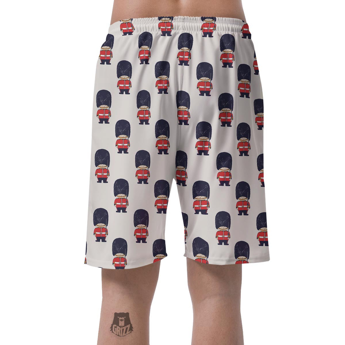 British Army Pattern Print Men's Shorts-grizzshop