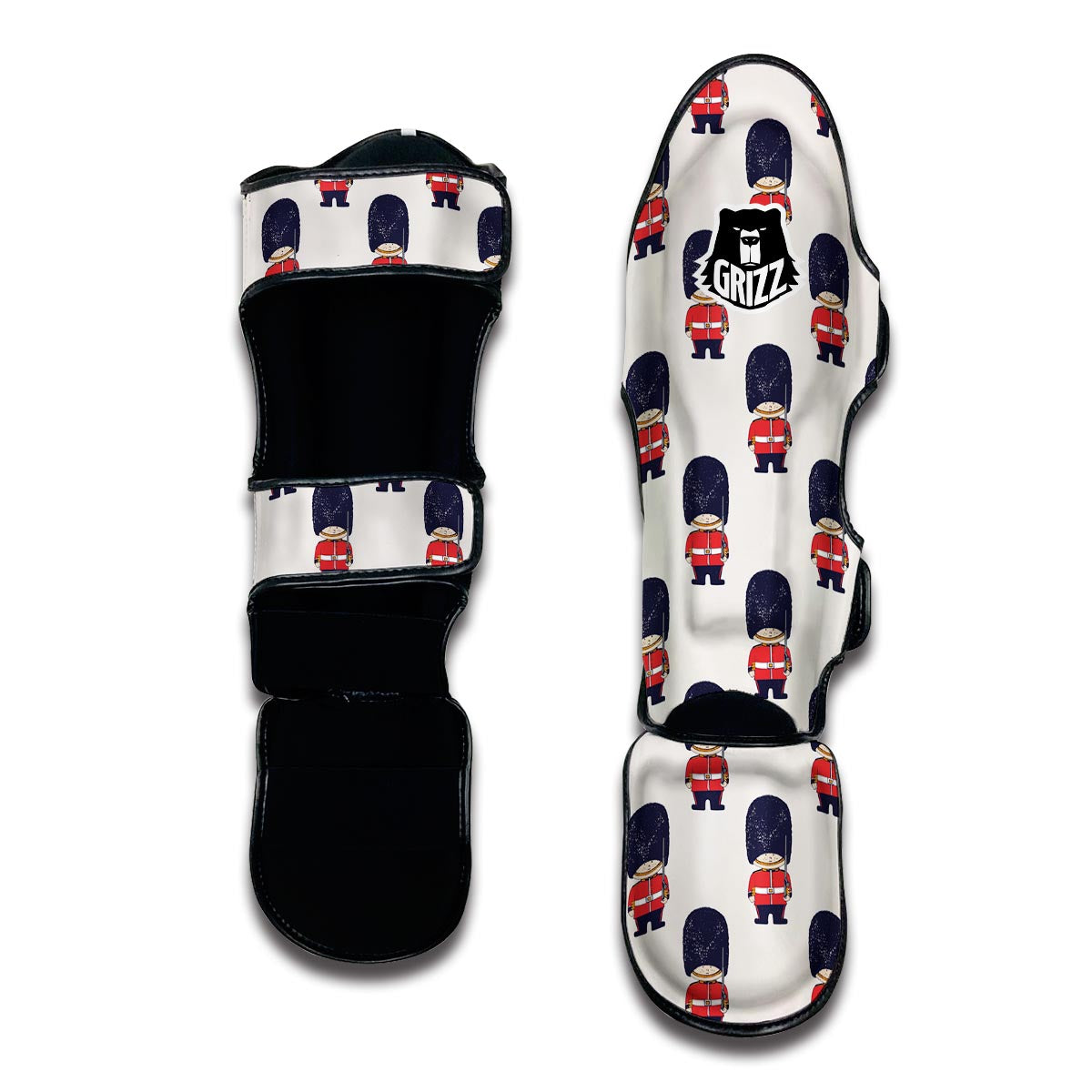 British Army Pattern Print Muay Thai Shin Guards-grizzshop