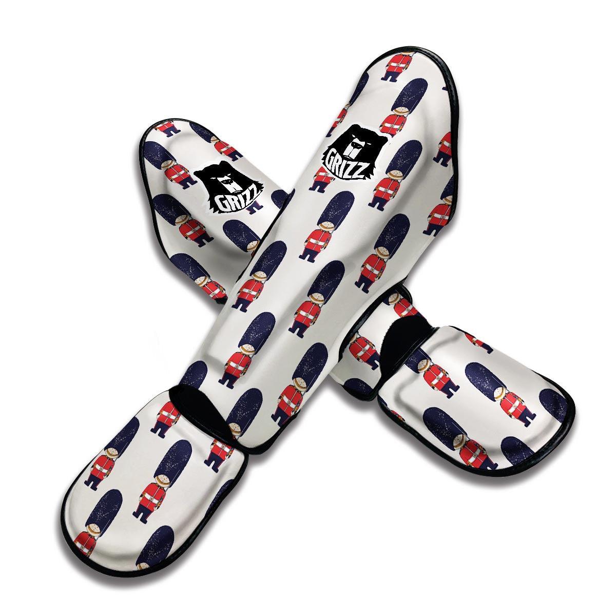 British Army Pattern Print Muay Thai Shin Guards-grizzshop