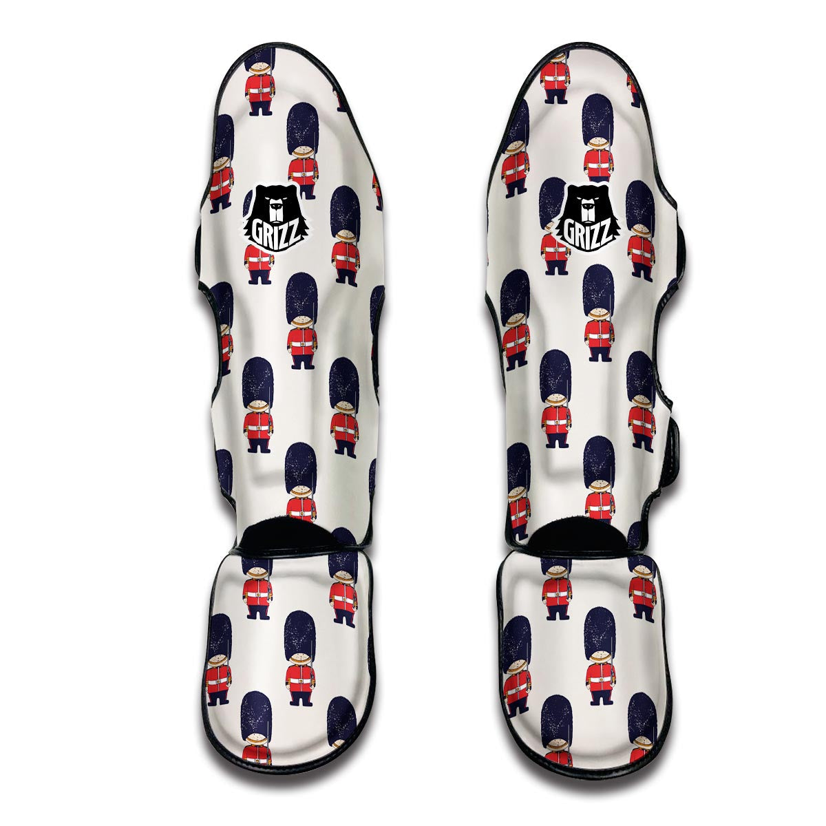 British Army Pattern Print Muay Thai Shin Guards-grizzshop