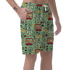 British Print Pattern Men's Shorts-grizzshop