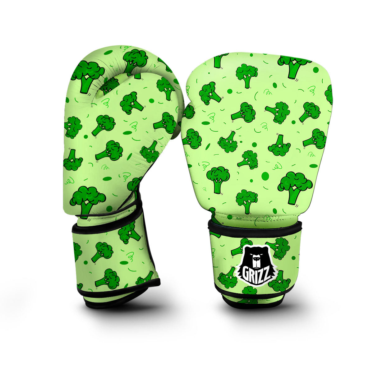 Broccoli Doodle Boxing Gloves-grizzshop