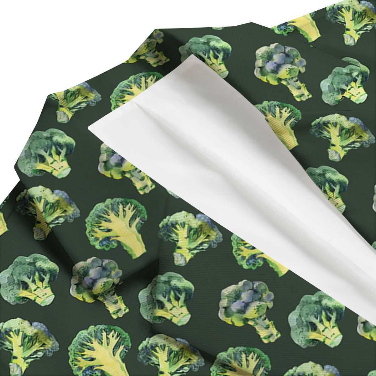 Broccoli Print Men's Blazer-grizzshop